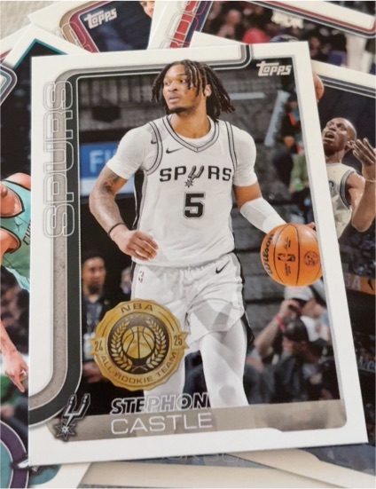 2025-26 Topps #197 Stephon Castle — front