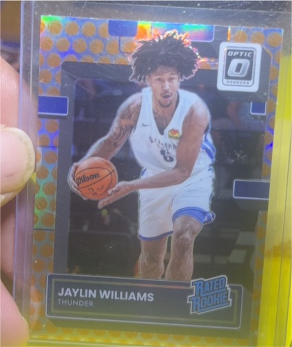2022-23 Panini Donruss Optic #246 Jaylin Williams Rated Rookie — front