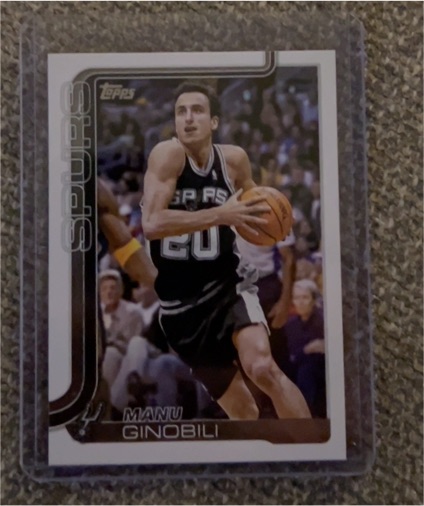 2025-26 Topps Basketball #262 Manu Ginobili — front