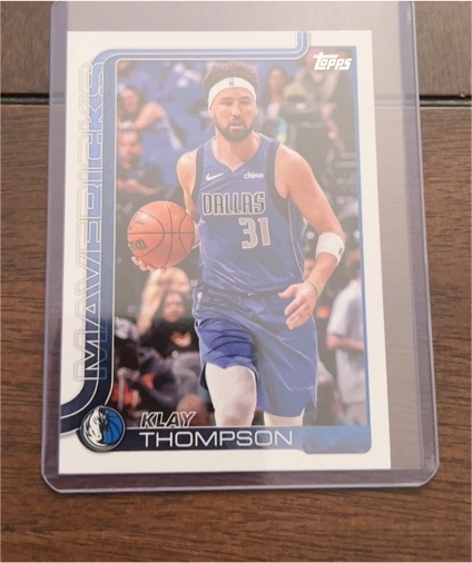 2025-26 Topps Basketball #170 Klay Thompson — front