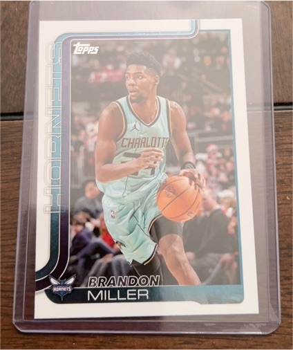 2025-26 Topps #68 Brandon Miller — front