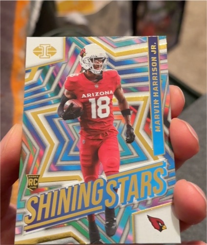 2024 Panini Illusions #4 Marvin Harrison Jr. Shining Stars — front