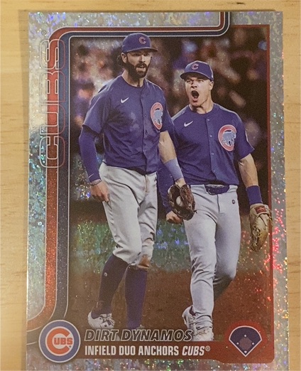 2025 Topps Update #US309 Dirt Dynamos Dansby Swanson / Matt Shaw — front