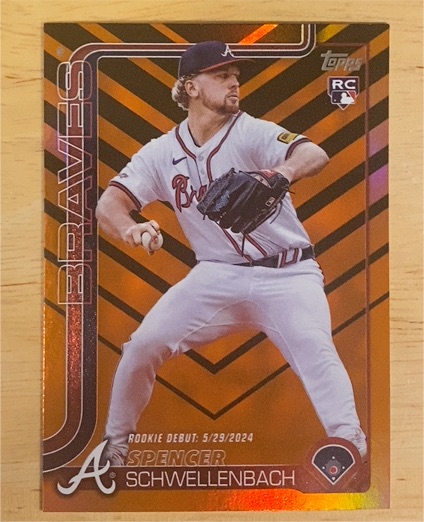 2025 Topps Update #US327 Spencer Schwellenbach — front