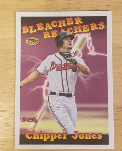 2025 Topps Update #BR-20 Chipper Jones Bleacher Reachers — front
