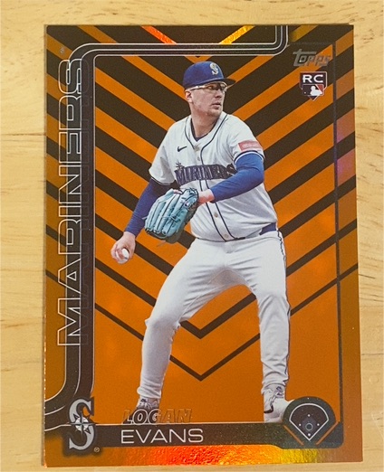 2025 Topps Update #US Logan Evans — front