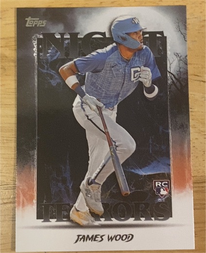 2025 Topps Update #NT-25 James Wood Night Terrors — front