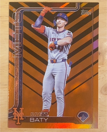 2025 Topps Update #US155 Brett Baty — front