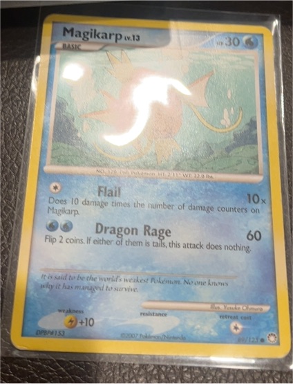2007 Pokémon Diamond & Pearl Mysterious Treasures #89 Magikarp — front