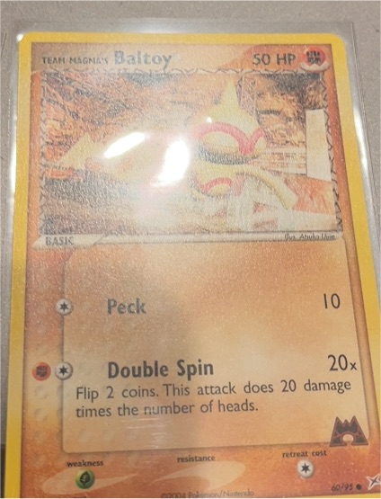 2004 Pokémon Team Magma's Baltoy #60 — front