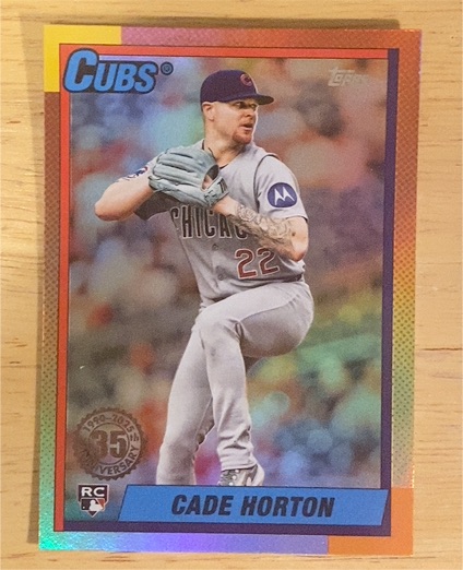 2025 Topps Update 1990 35th Anniversary #U90-16 Cade Horton RC — front