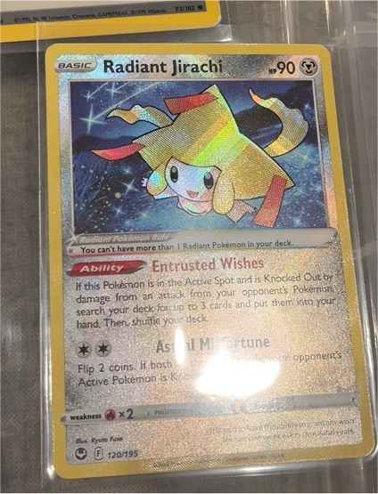 2022 Pokémon TCG Silver Tempest #120 Radiant Jirachi — front