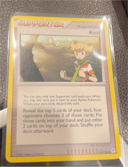 2007 Pokémon Diamond & Pearl #113 Rival — front