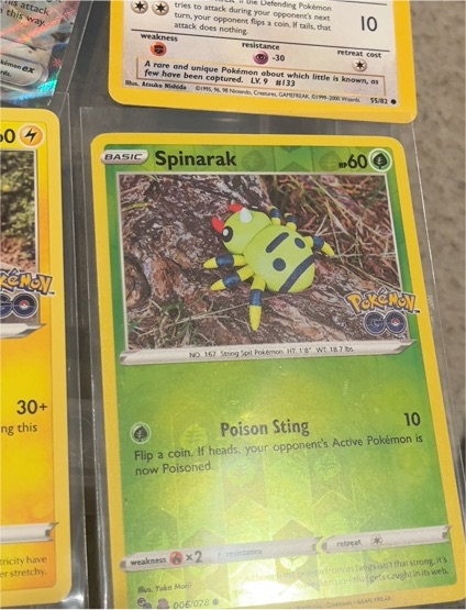 2022 Pokémon GO #006 Spinarak — front