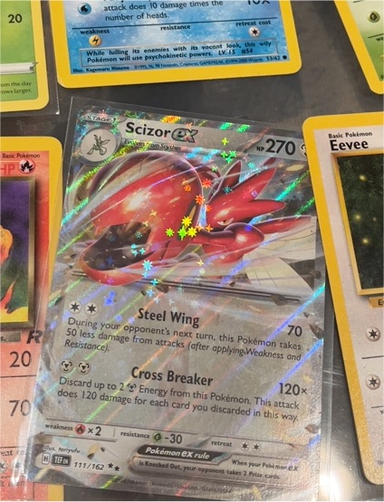 2011 Pokemon TCG Scizor EX #111 — front