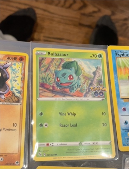2022 Pokémon GO #001 Bulbasaur — front