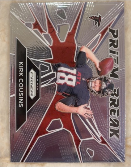 2024 Panini Prizm #7 Kirk Cousins Prizm Break — front