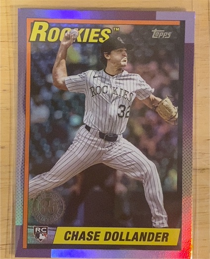 2025 Topps Update #U90-50 Chase Dollander — front