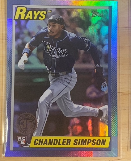 2025 Topps Update #U90-6 Chandler Simpson — front