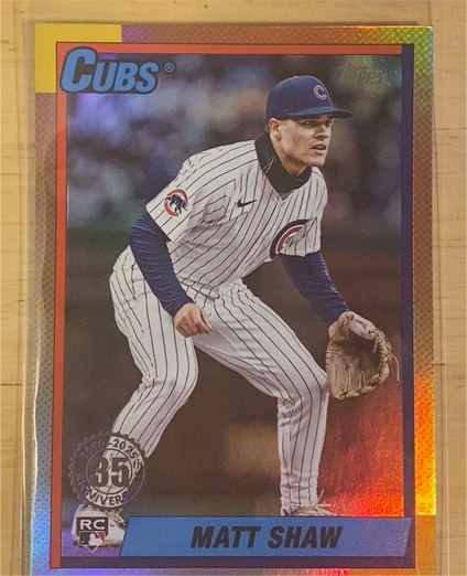 2025 Topps Update #U90-35 Matt Shaw — front