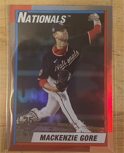 2025 Topps Update #U90-20 Mackenzie Gore — front