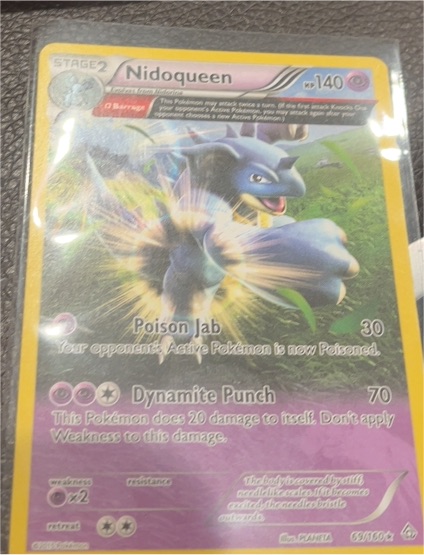 2015 Pokémon XY Primal Clash #69 Nidoqueen — front