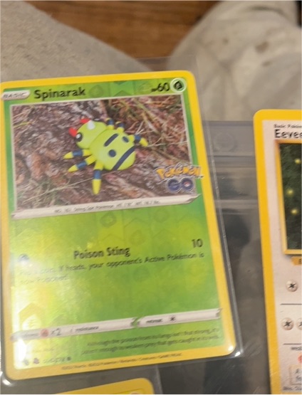 2022 Pokémon GO #66 Spinarak — front