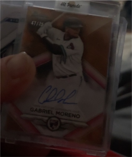 2024 Hit Parade #47/75 Gabriel Moreno — front