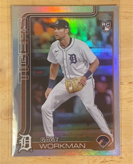 2025 Topps Update #US118 Gage Workman — front