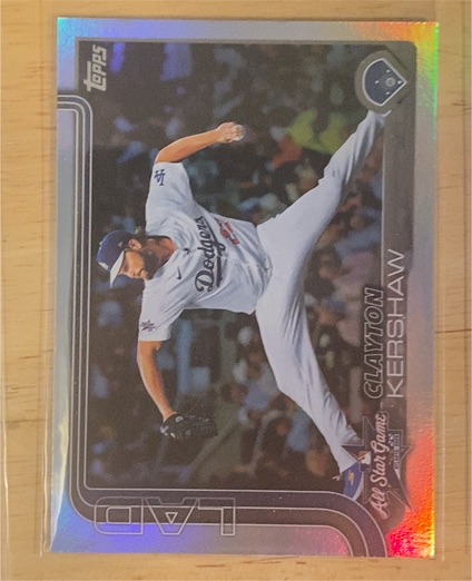 2025 Topps Update #ASG-50 Clayton Kershaw All-Star Game — front