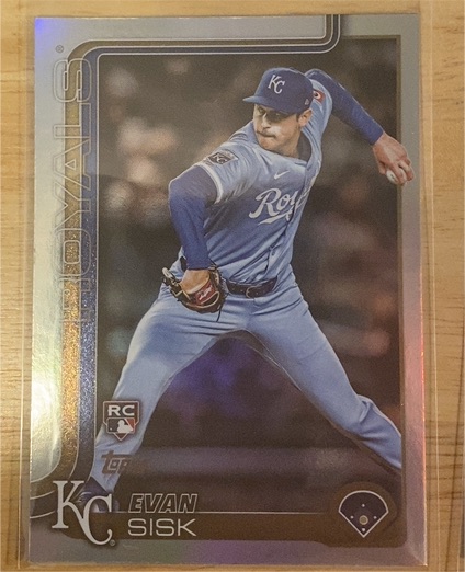 2025 Topps Update #US176 Evan Sisk — front