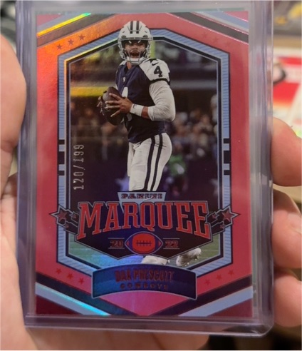 2022 Panini Chronicles Marquee #MAR-18 Dak Prescott — front