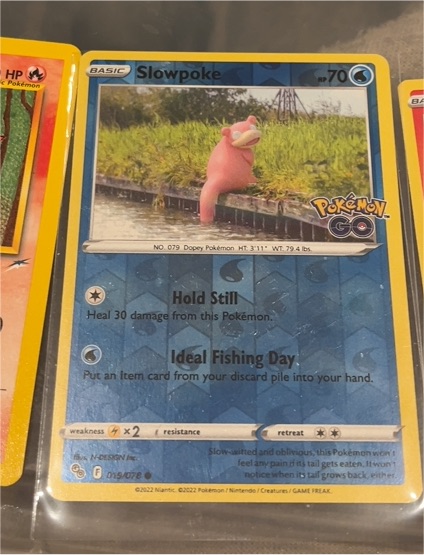 2022 Pokemon GO #019 Slowpoke — front