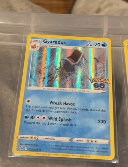 2022 Pokémon GO #022 Gyarados — front