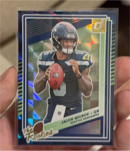 2025 Donruss #12 Jalen Milroe The Rookies — front