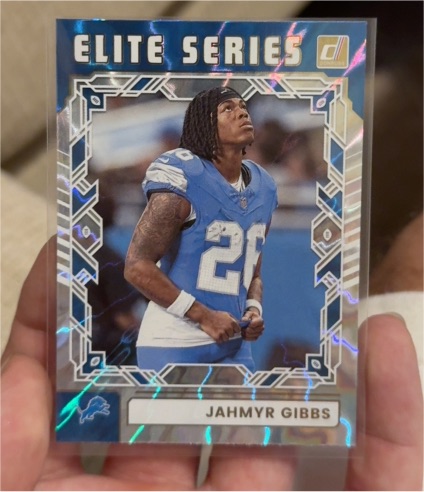 2025 Donruss #TES-JGI Jahmyr Gibbs The Elite Series — front