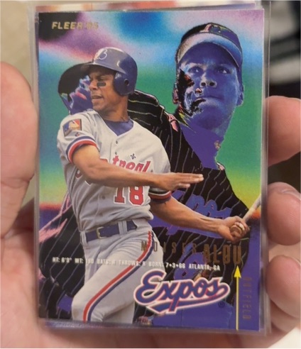 1995 Fleer #344 Moises Alou — front