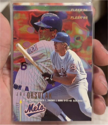 1995 Fleer #378 Joe Orsulak — front