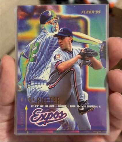 1995 Fleer #346 Ken Hill — front