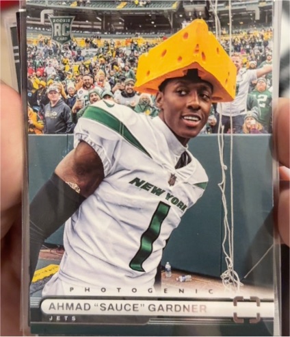 2022 Panini Chronicles #PH-33 Ahmad "Sauce" Gardner Photogenic Rookie — front