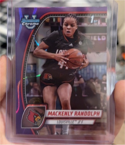 2024-25 Bowman University Chrome #53 Mackenly Randolph — front