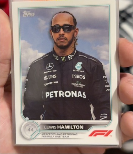 2022 Topps Formula 1 #6 Lewis Hamilton Mercedes-AMG Petronas Formula One Team — front