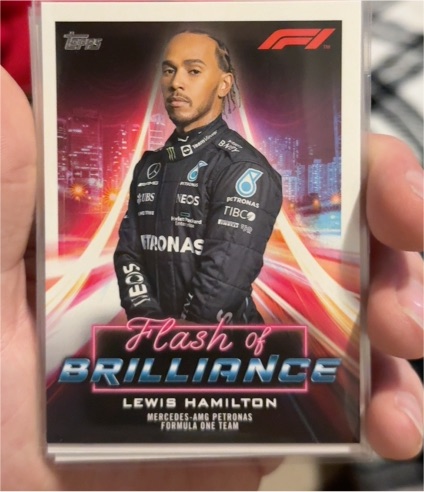2022 Topps Formula 1 #FOB-LH Lewis Hamilton Flash of Brilliance — front