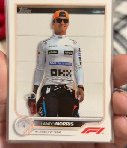 2022 Topps Formula 1 #4 Lando Norris — front