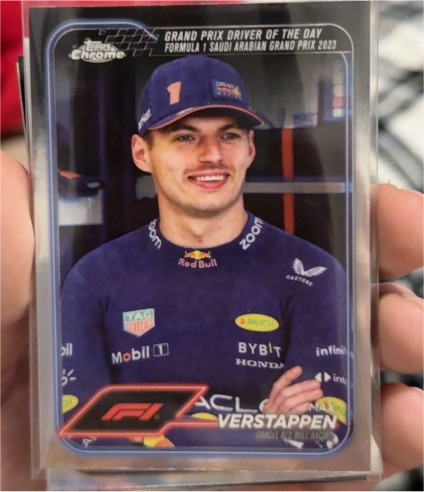 2024 Topps Chrome Formula 1 Grand Prix Driver of the Day #160 Max Verstappen — front
