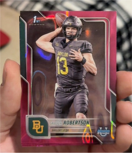 2025 Bowman Chrome University #33 Sawyer Robertson — front