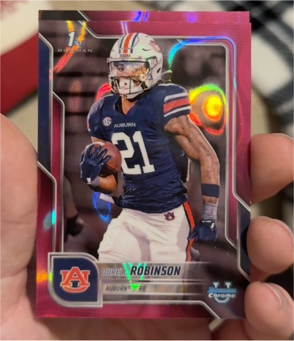 2025 Bowman Chrome University #147 Durell Robinson — front