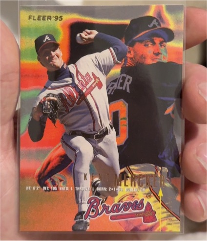 1995 Fleer #314 Kent Mercker — front