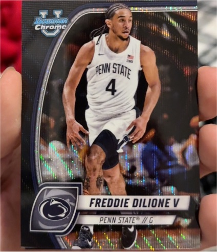 2024-25 Bowman Chrome University #96 Freddie Dilione V — front
