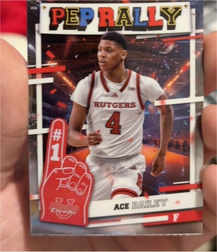2024-25 Bowman Chrome University Pep Rally #PR-1 Ace Bailey — front